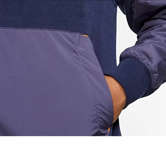 Nike Men's 1/2 Zip Pullover FLEECE JACKET - Picture 2 of 4